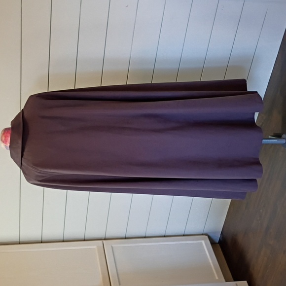 Vintage All Weather Cape Plum 80s Autumn Outerwear - Picture 5 of 6
